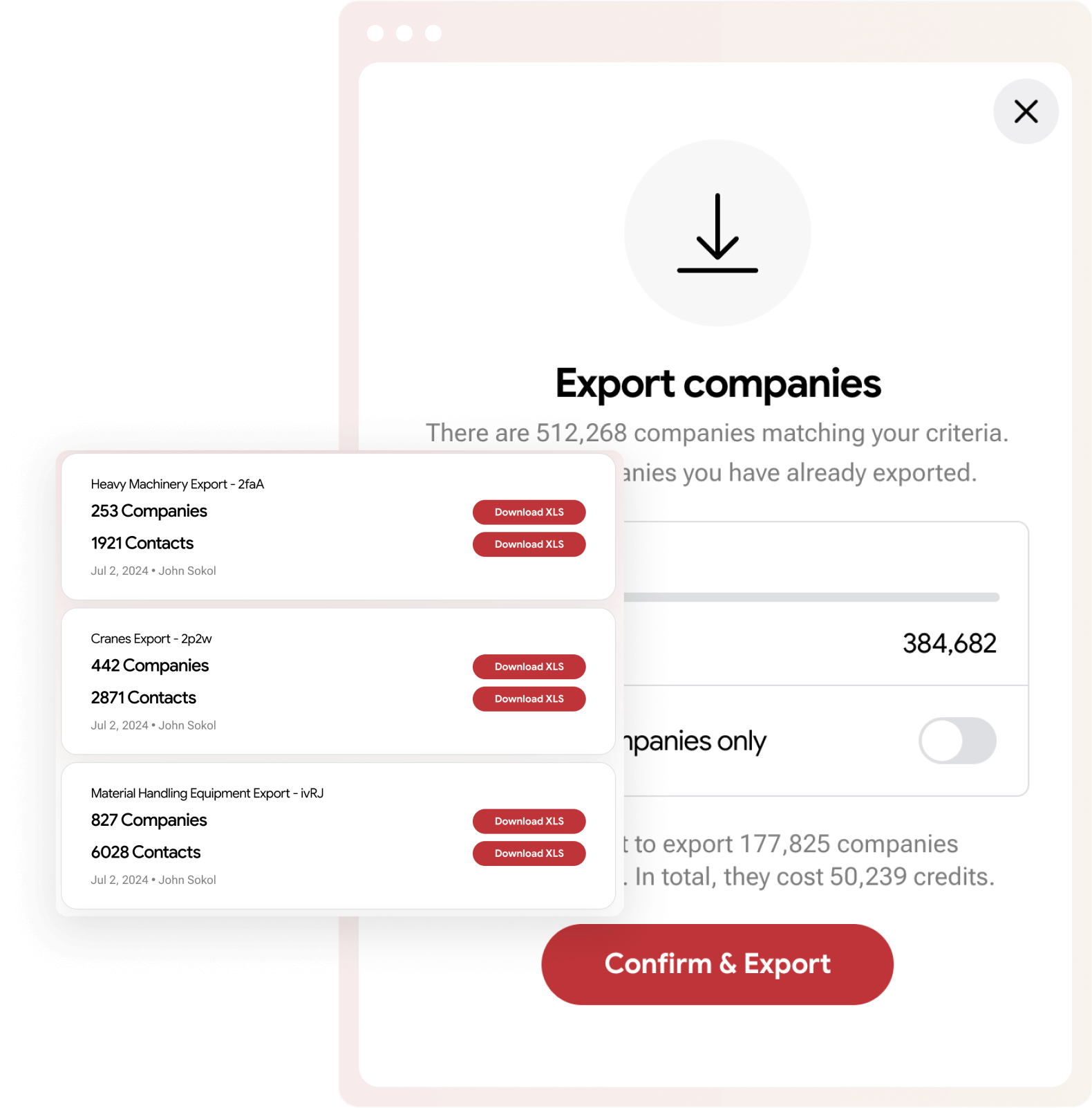 LeadX Mass Contact Export Example